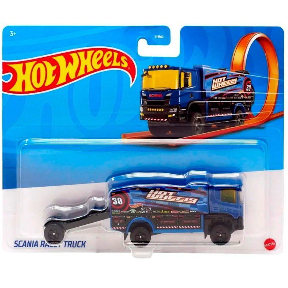 Вантажівка-трейлер Hot Wheels Skania Rally Truck BFM60-HFC97