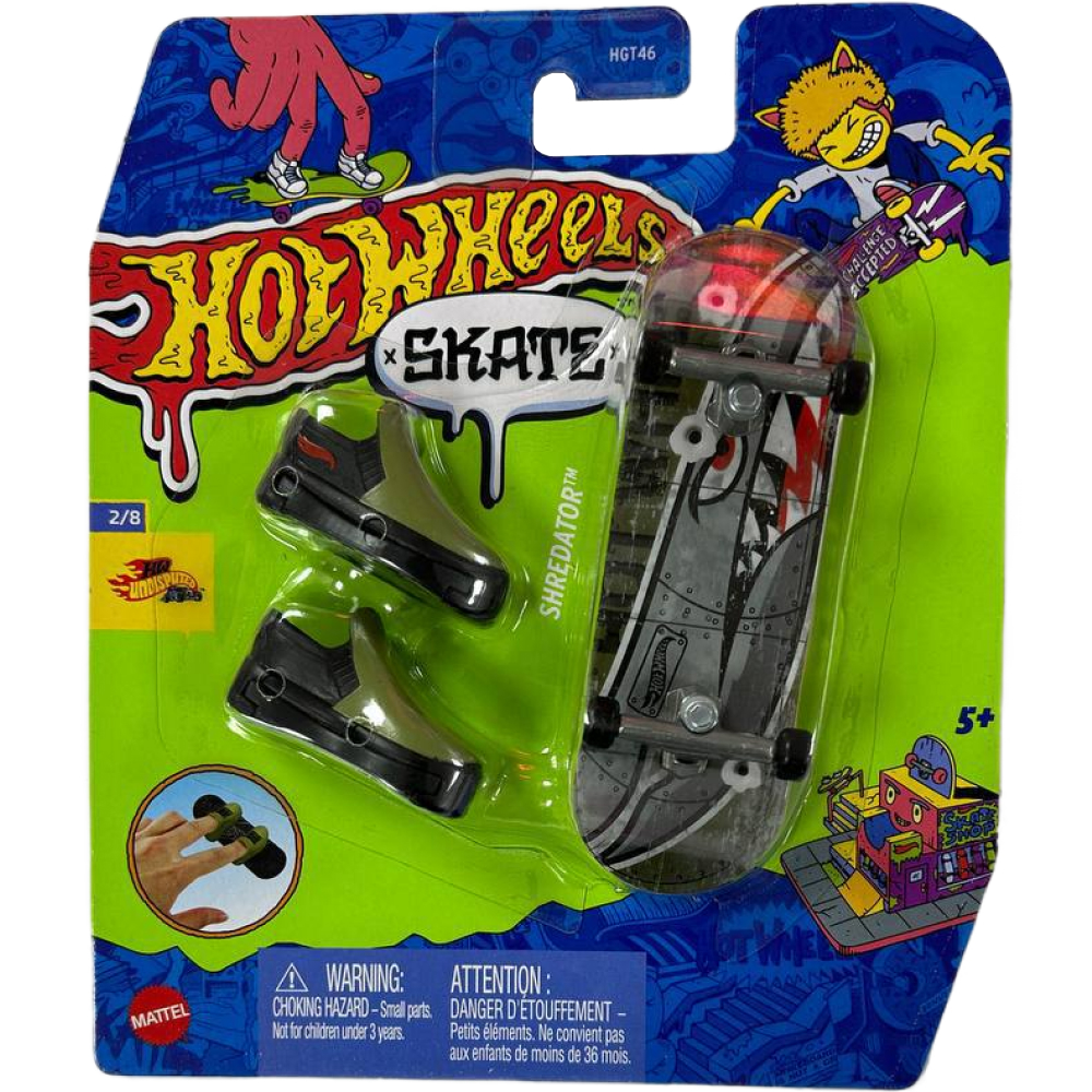 Ігровий набір Hot Wheels Скейт та взуття для пальчиків HGT46-14