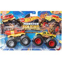 Фото Набір Hot Wheels Monster Trucks 2 автомобіля Oscar Mayer VS All Fried Up FYJ64-40