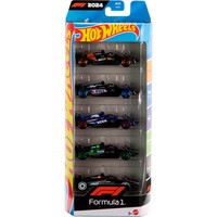 Фото Набір автомобілів Hot Wheels Basic F1 Racing 5 шт JGF58